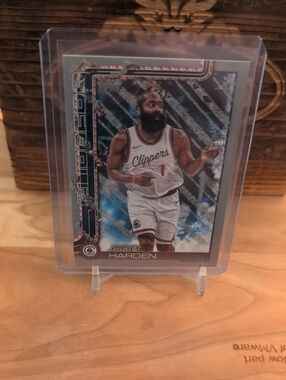 2025-26 Topps Holiday James Harden Silver Glitter SP Clippers